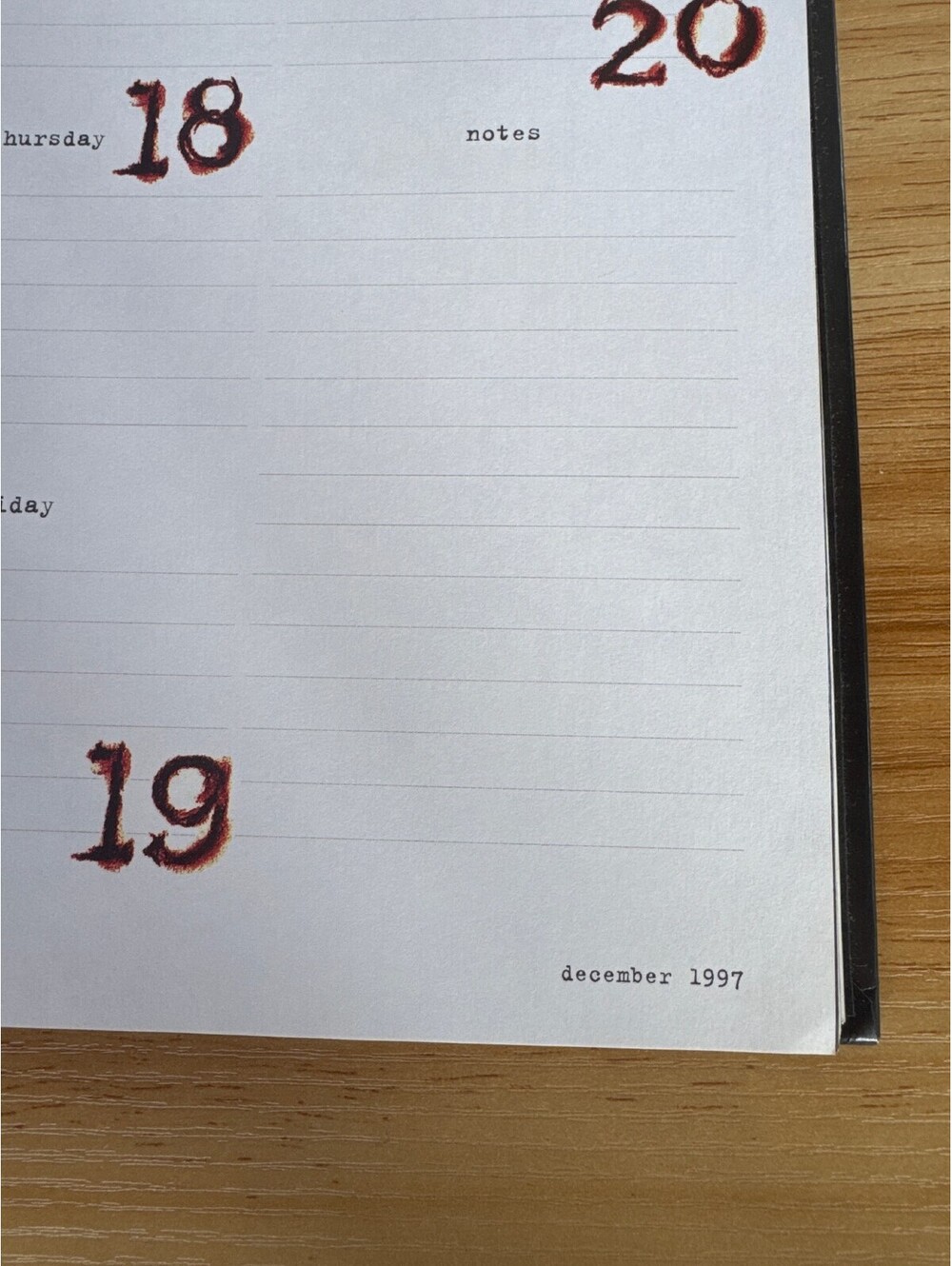 Vintage 1998 Millennium TV Show Desk Calendar Chris Carter HarperPrism - Picture 4 of 7
